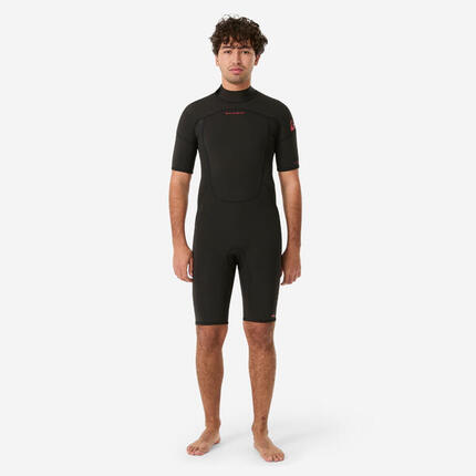 Shorty surf manches courtes néoprène 2mm Homme - Quiksilver Prologue noir