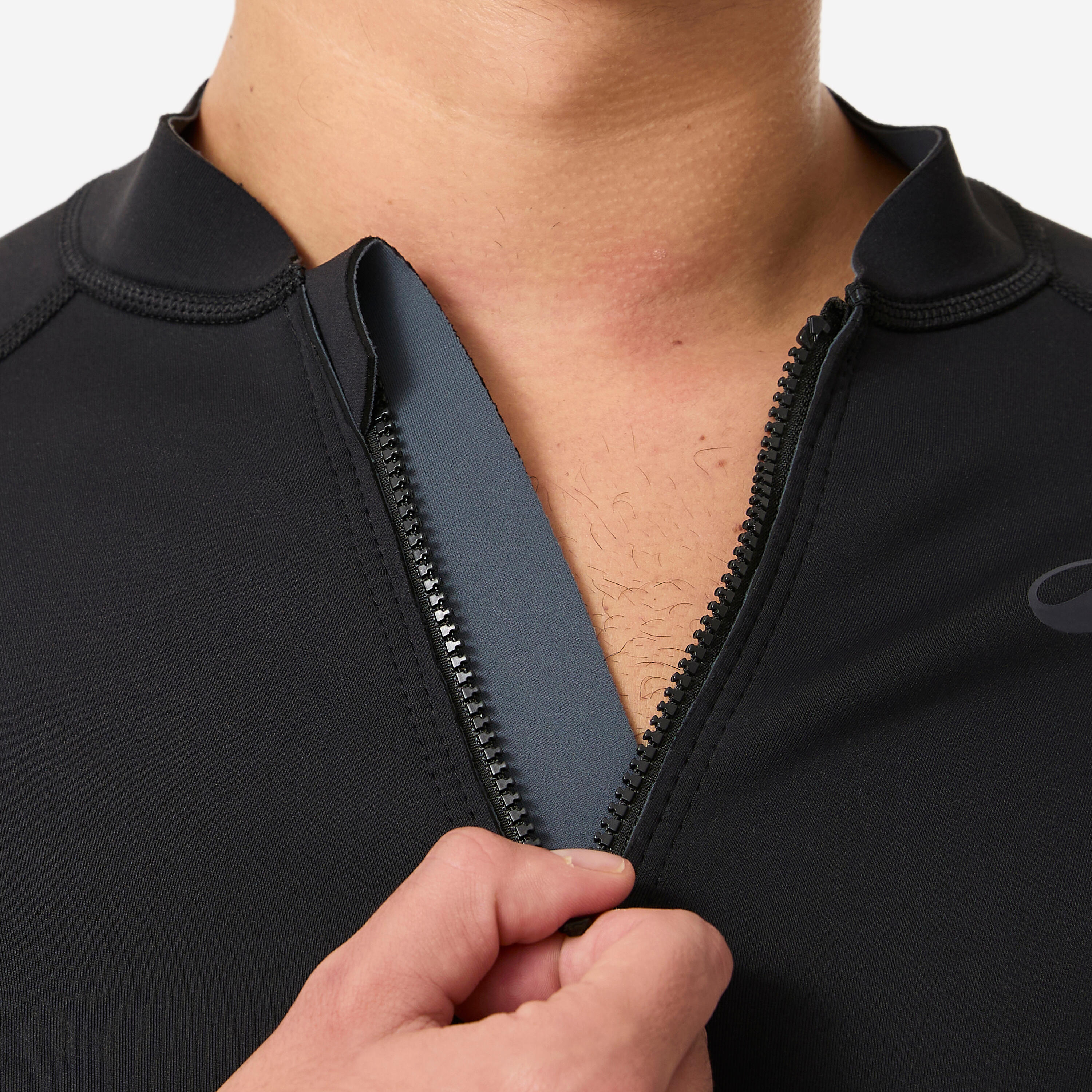 Maglia snorkeling uomo YULEX 1,5 mm nera 5/9