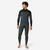 Combinaison intégrale surf caoutchouc naturel 3/2 mm homme, 500 kaki noir
