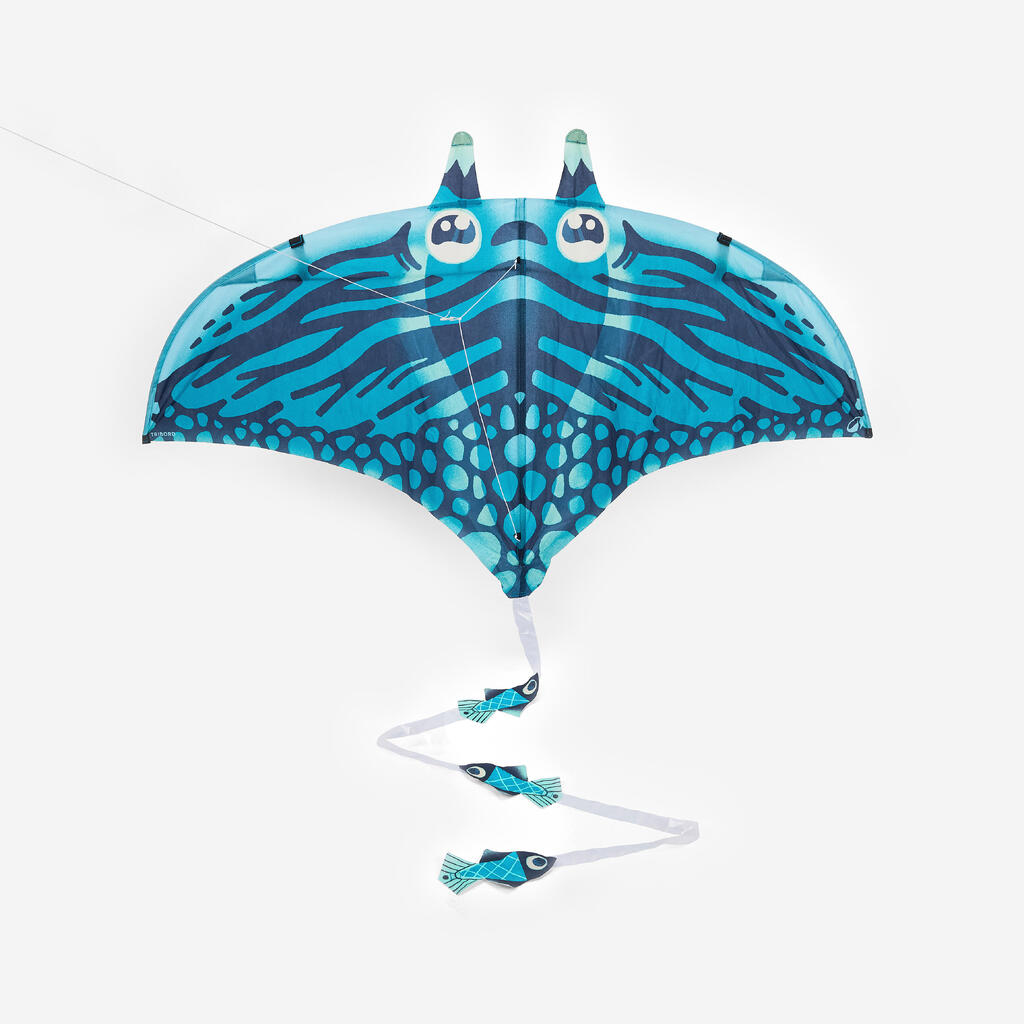 Cerf-volant statique enfant, MFK150 Raie bleu