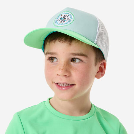 Кепка-тракер дитяча для серфінгу зелена