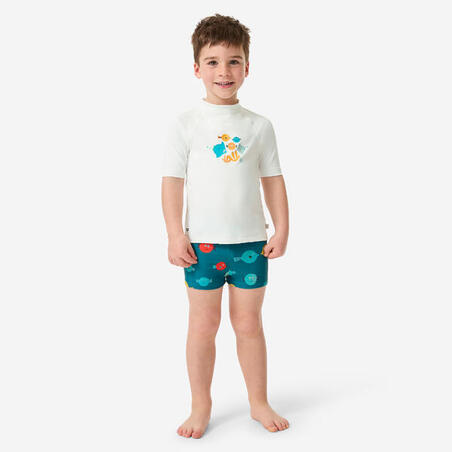 Плавки-боксери дитячі для плавання темно-сині