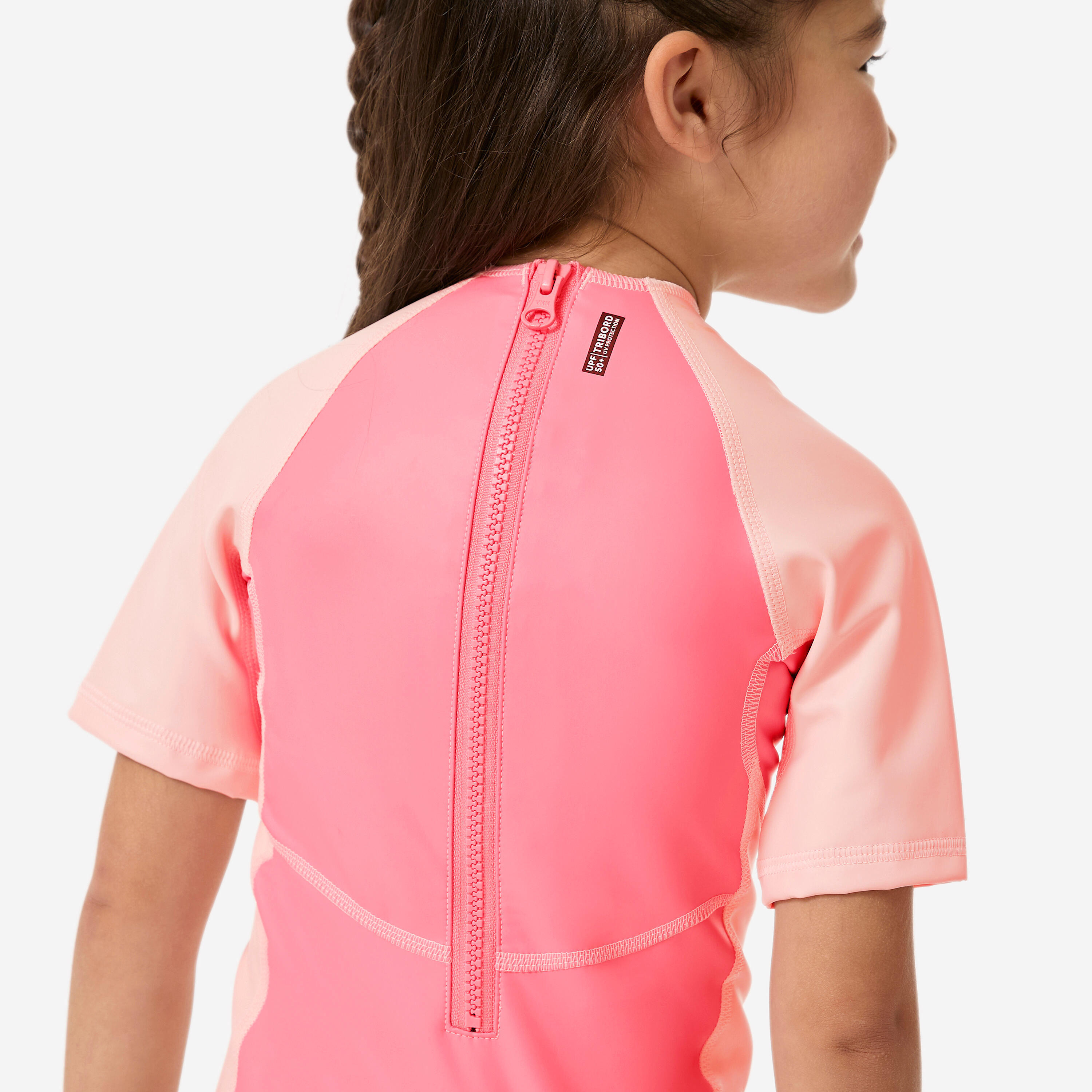 Baby UV Protection Wetsuit Kloupi pink RAINBOW print 5/11