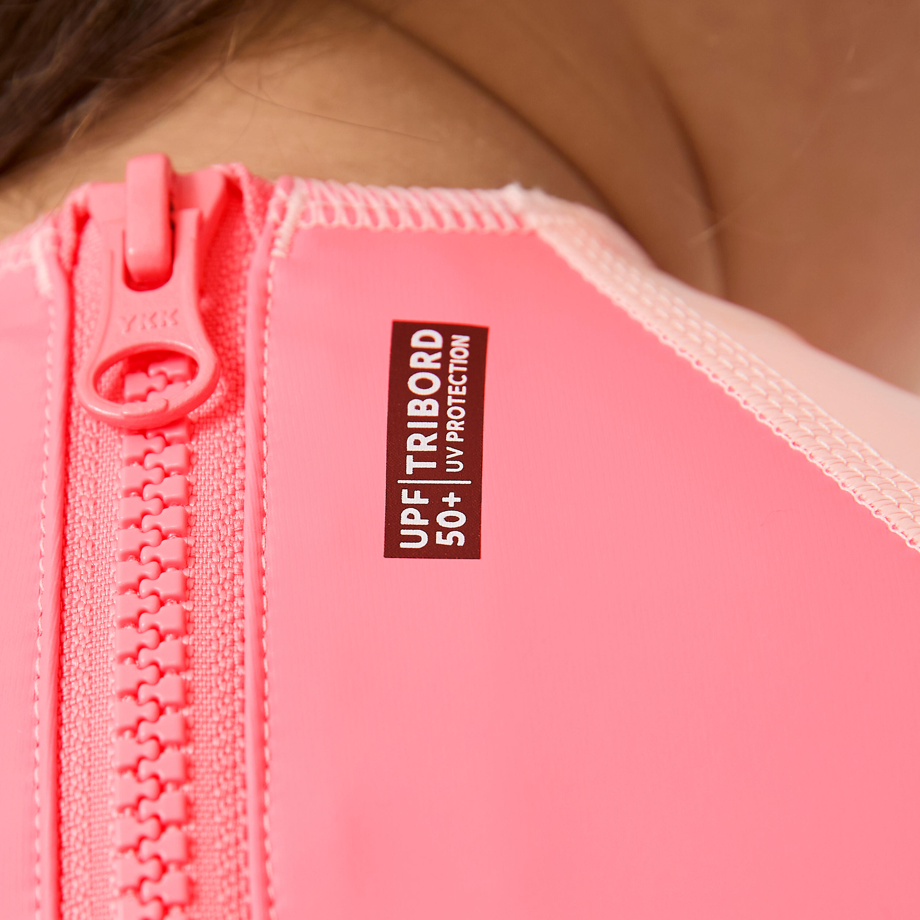Baby UV Protection Wetsuit Kloupi pink RAINBOW print 7/11