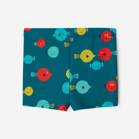 Плавки-боксери дитячі для плавання темно-сині