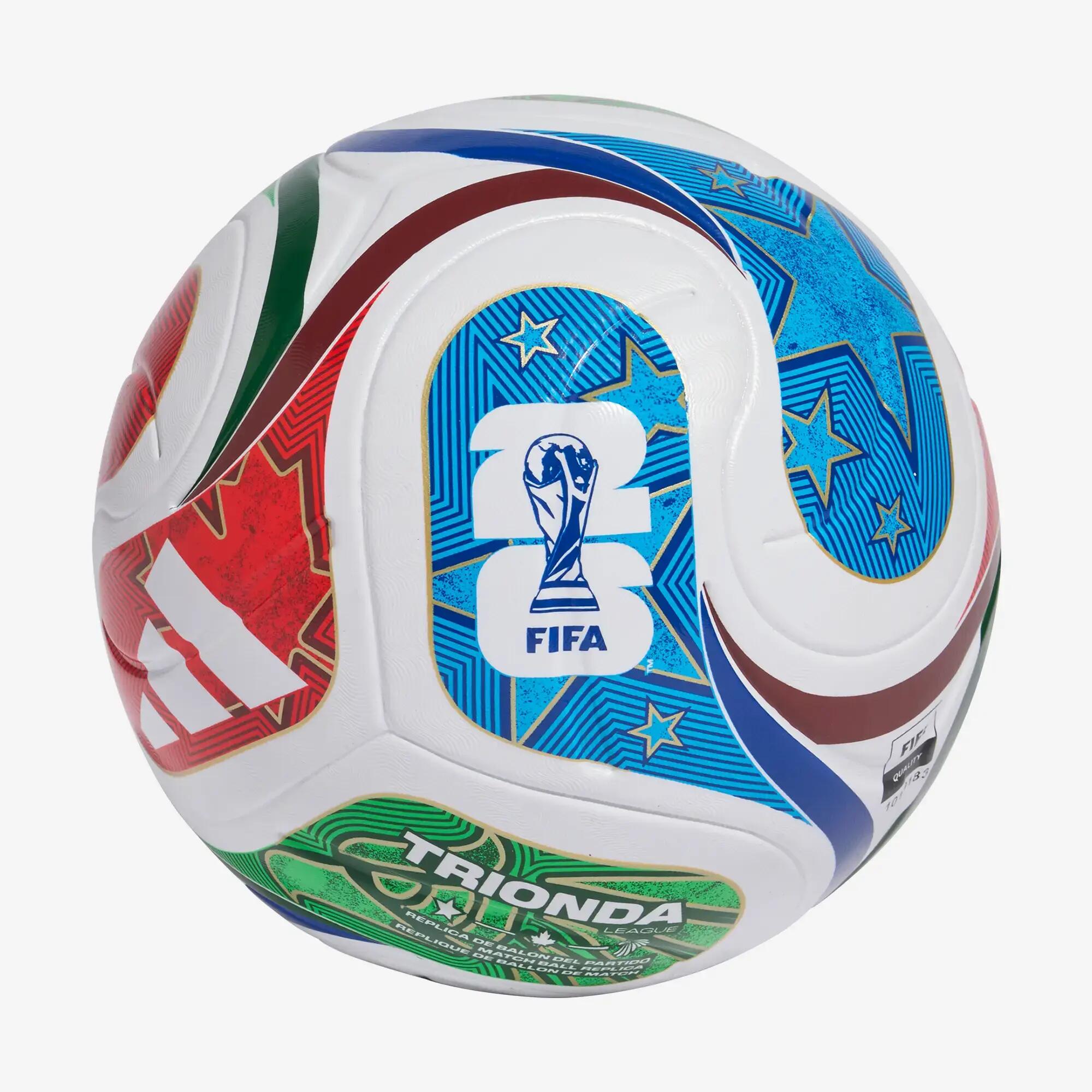 PELOTA MUNDIAL 2026 ADIDAS TRIONDA OFICIAL TALLA 5 + CAJA DE REGALO 2/10