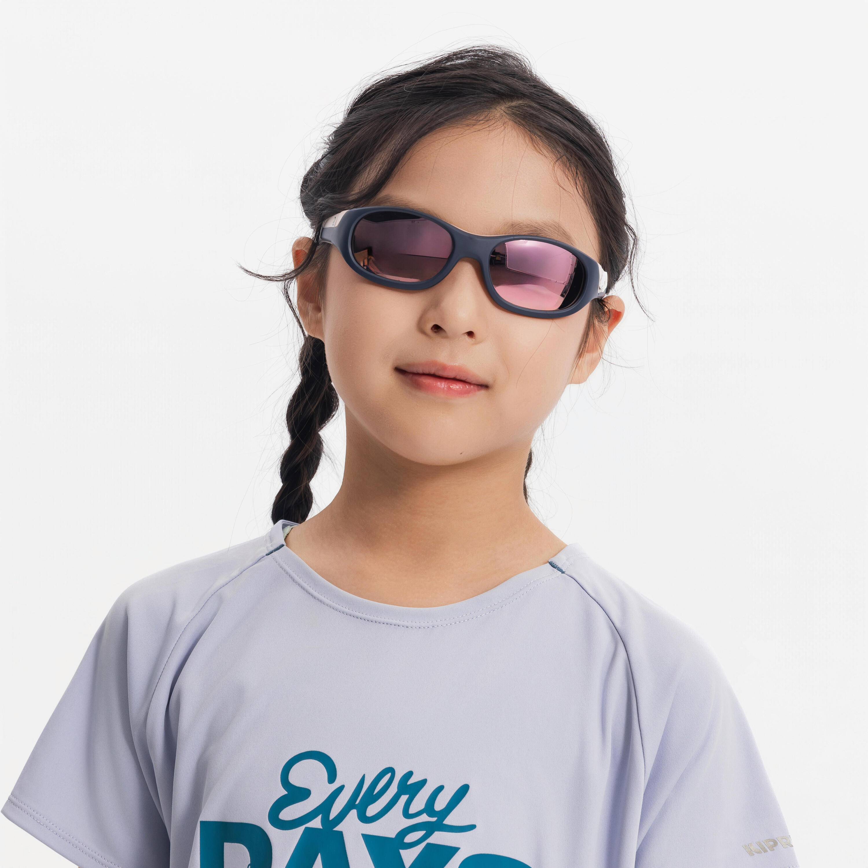 Gafas de sol Bebé envolventes categoría 4 MH K500  rosa 3/9