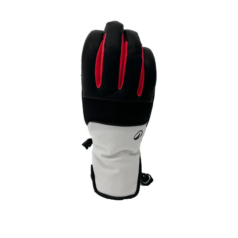 Yetişkin Kayak Eldiveni - Beyaz - 500 Sport