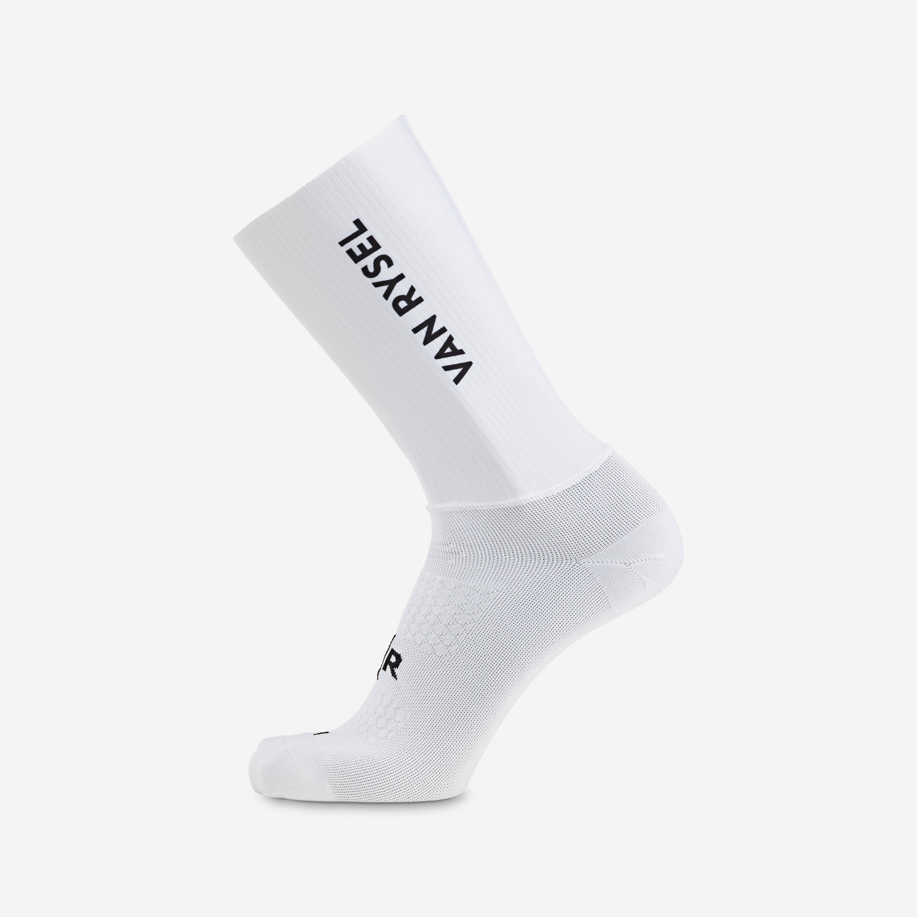 Road cycling socks RCR R - White -  1