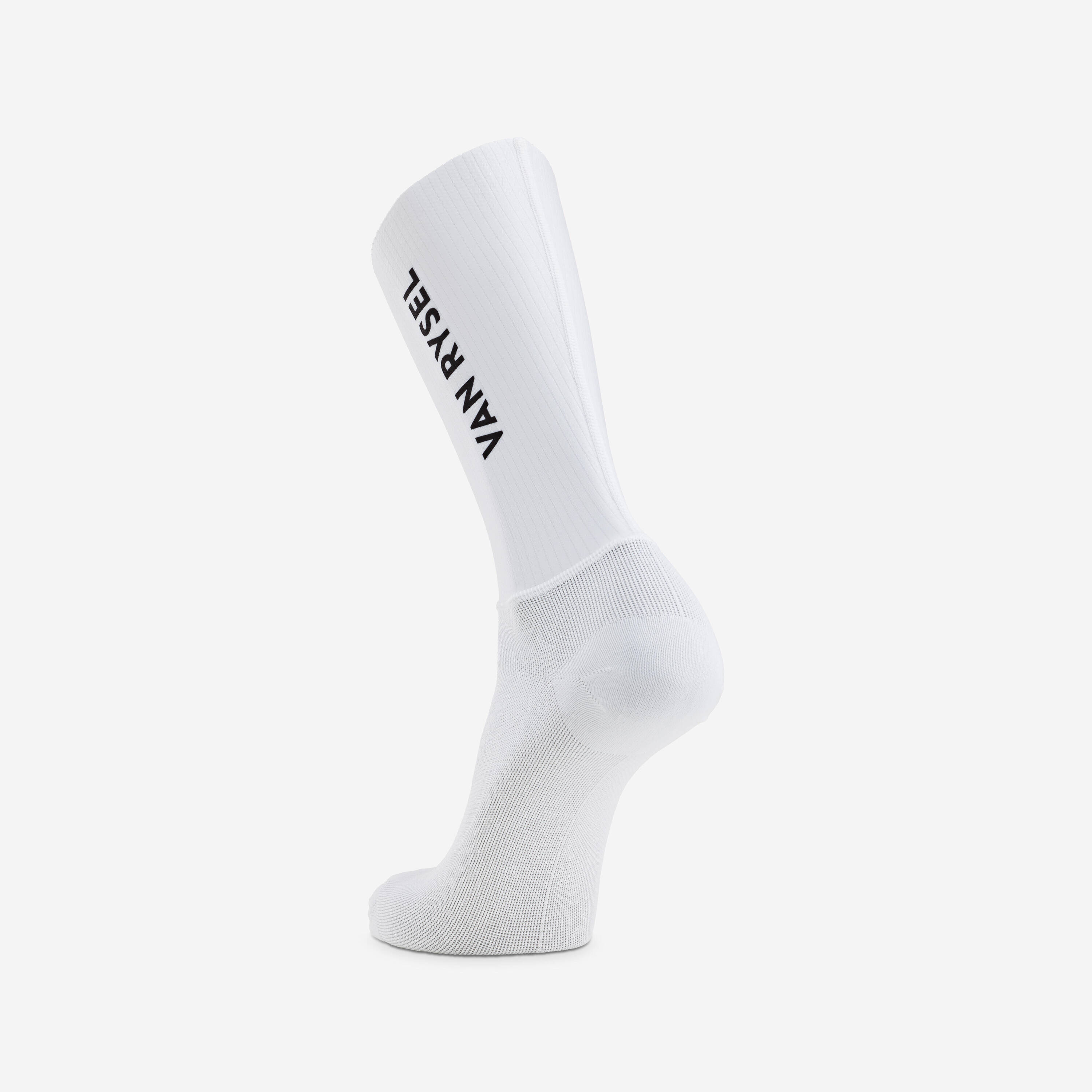 Road cycling socks RCR R - White -  4