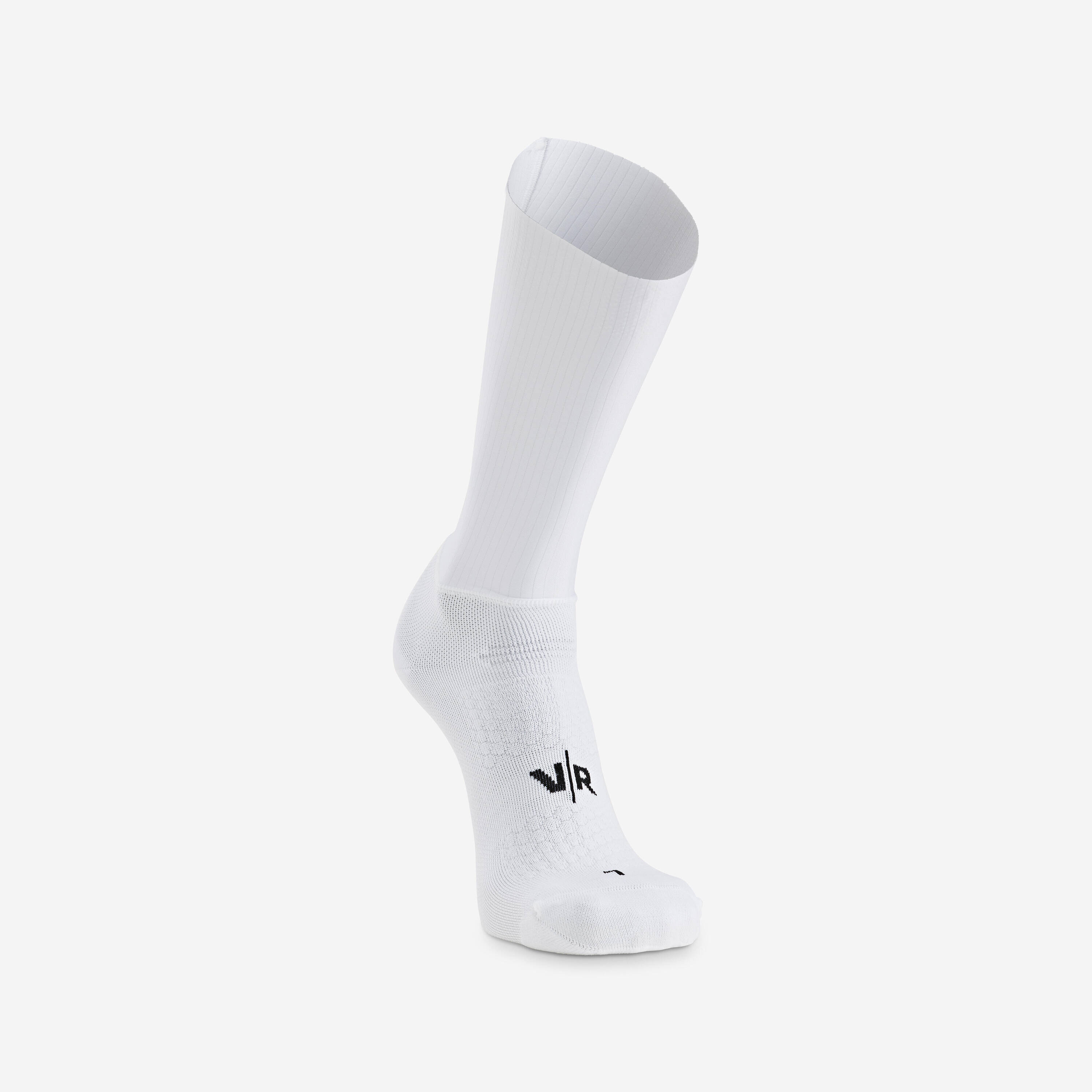 Road cycling socks RCR R - White -  2