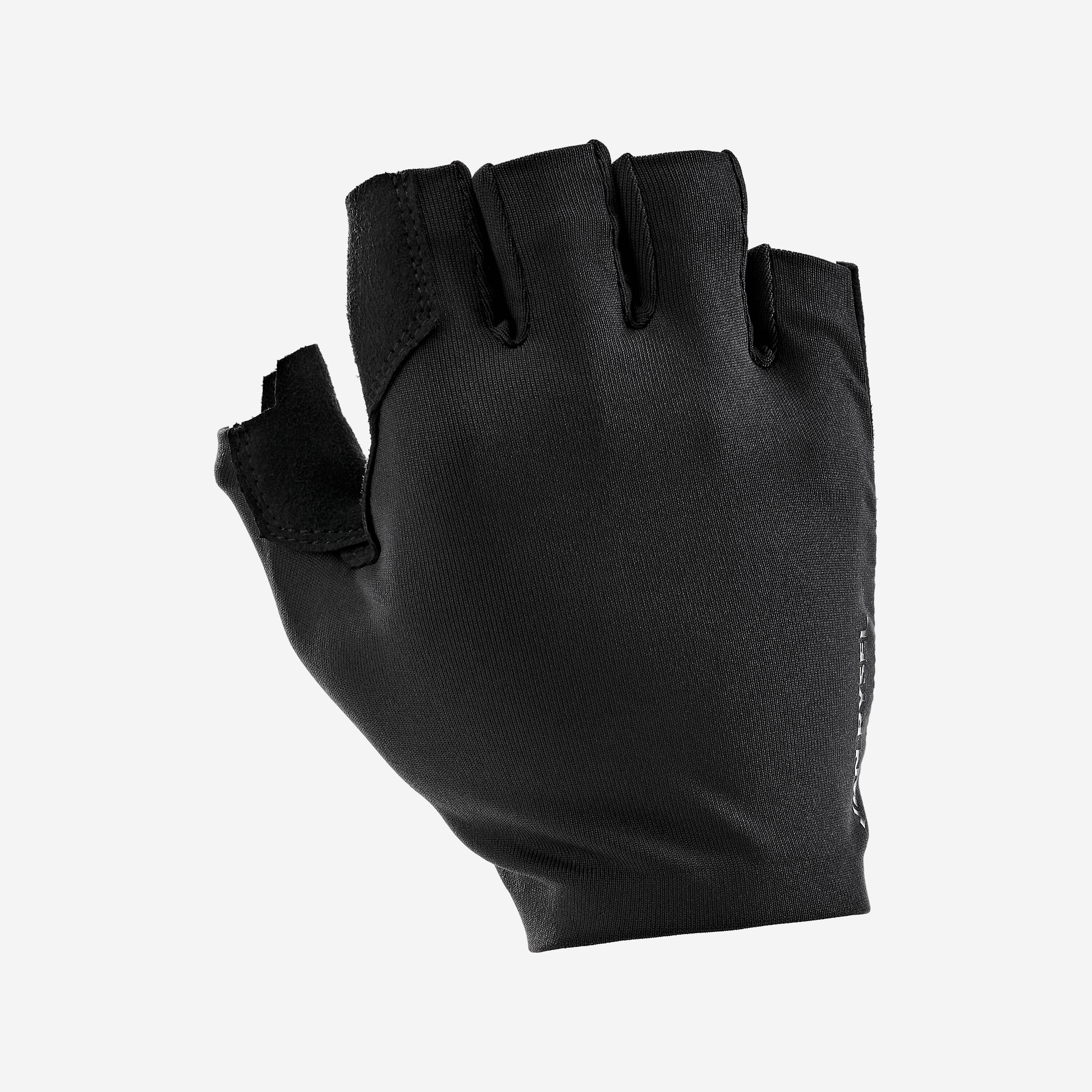 Road 100 Cycling Gloves - Black -  1