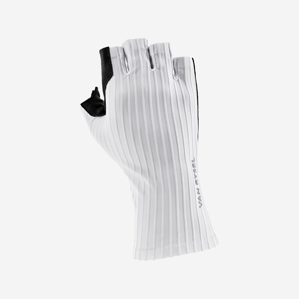 Bele kolesarske rokavice RCR-F 