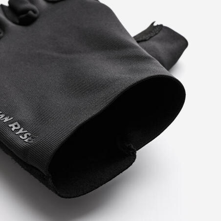 Рукавички 100 для шосейного велоспорту чорні