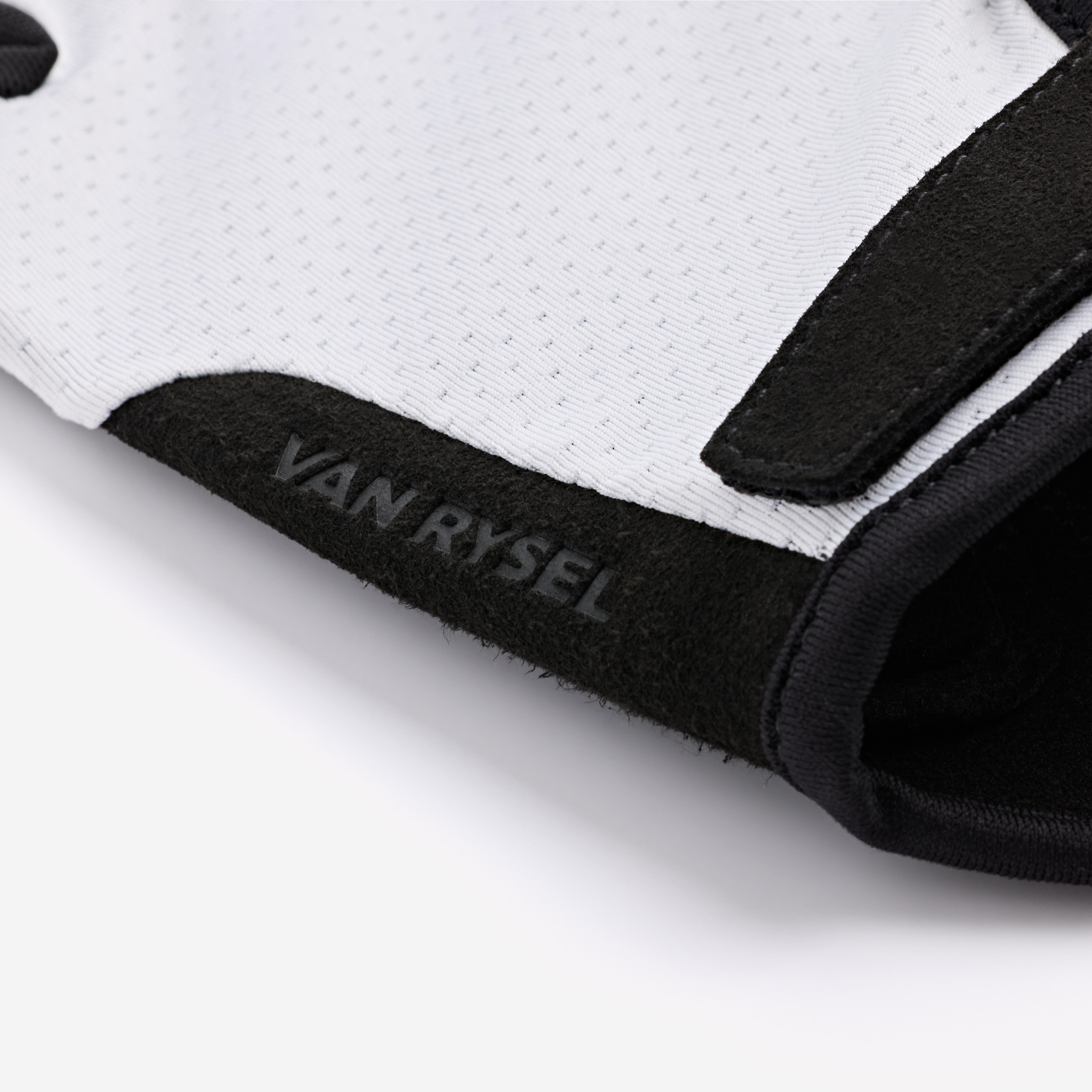 Breathable Anti-Slip Cycling Gloves - 900 White - VAN RYSEL