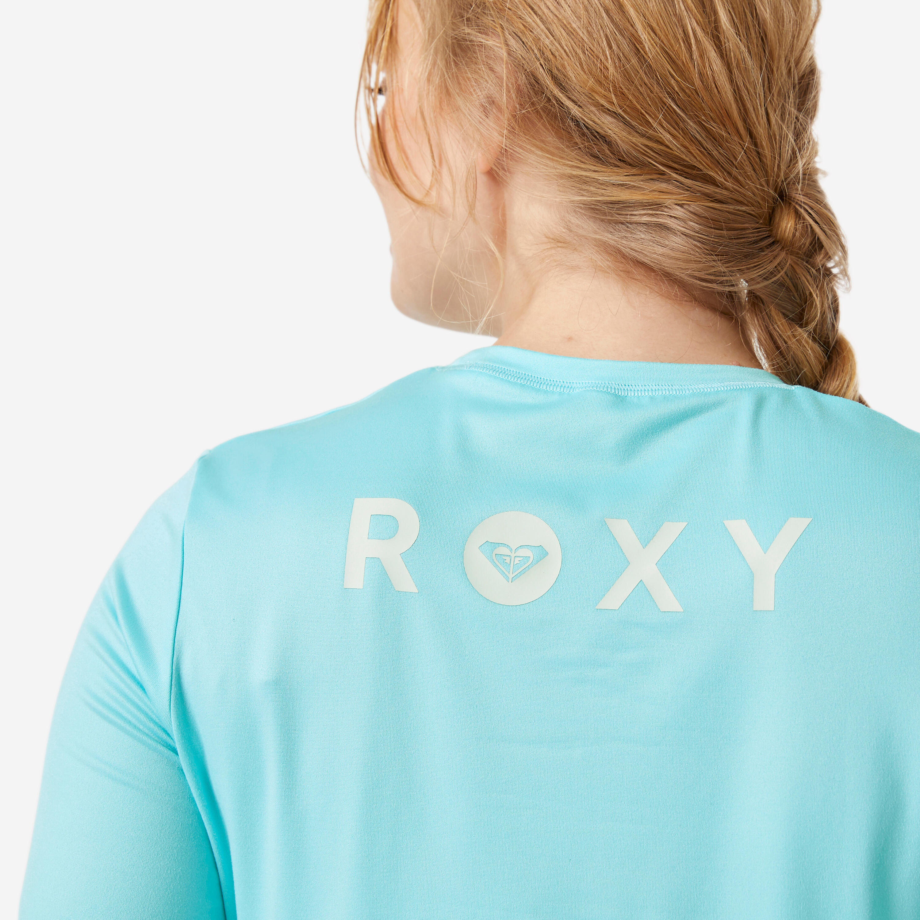 Tee shirt anti uv surf femme, bleu 4/5
