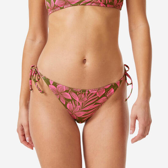 Braguita Bikini Surf Roxy OP Mujer Caqui Oscuro Lazos