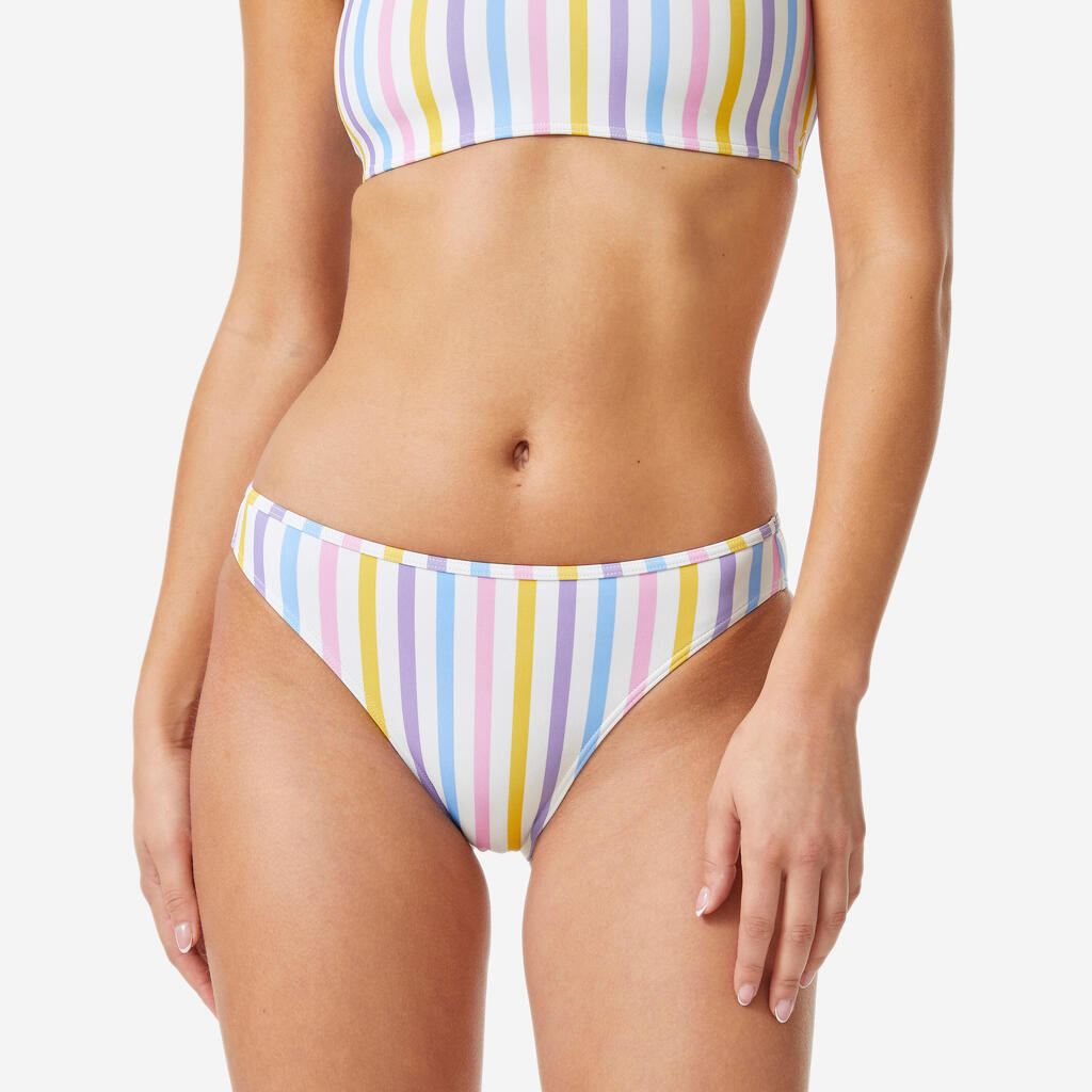 Women’s surfing striped bikini bottoms, Nina belza