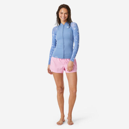 Топ жіночий для снорклінгу неопреновий з довгими рукавами 1,5 мм Yulex