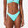 Slip de baie surf talie înaltă High Leg Cheeky Albastru deschis Damă