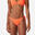 Slip de baie tanga cu legături surf High Leg Corai Damă