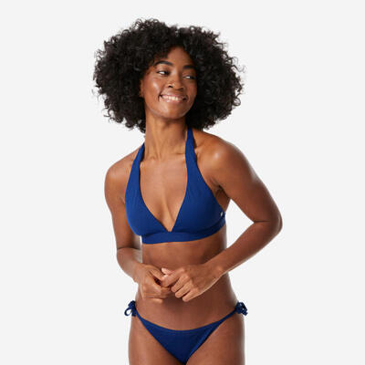 Bikinitop cora zuma glitter halternek surfen marineblauw