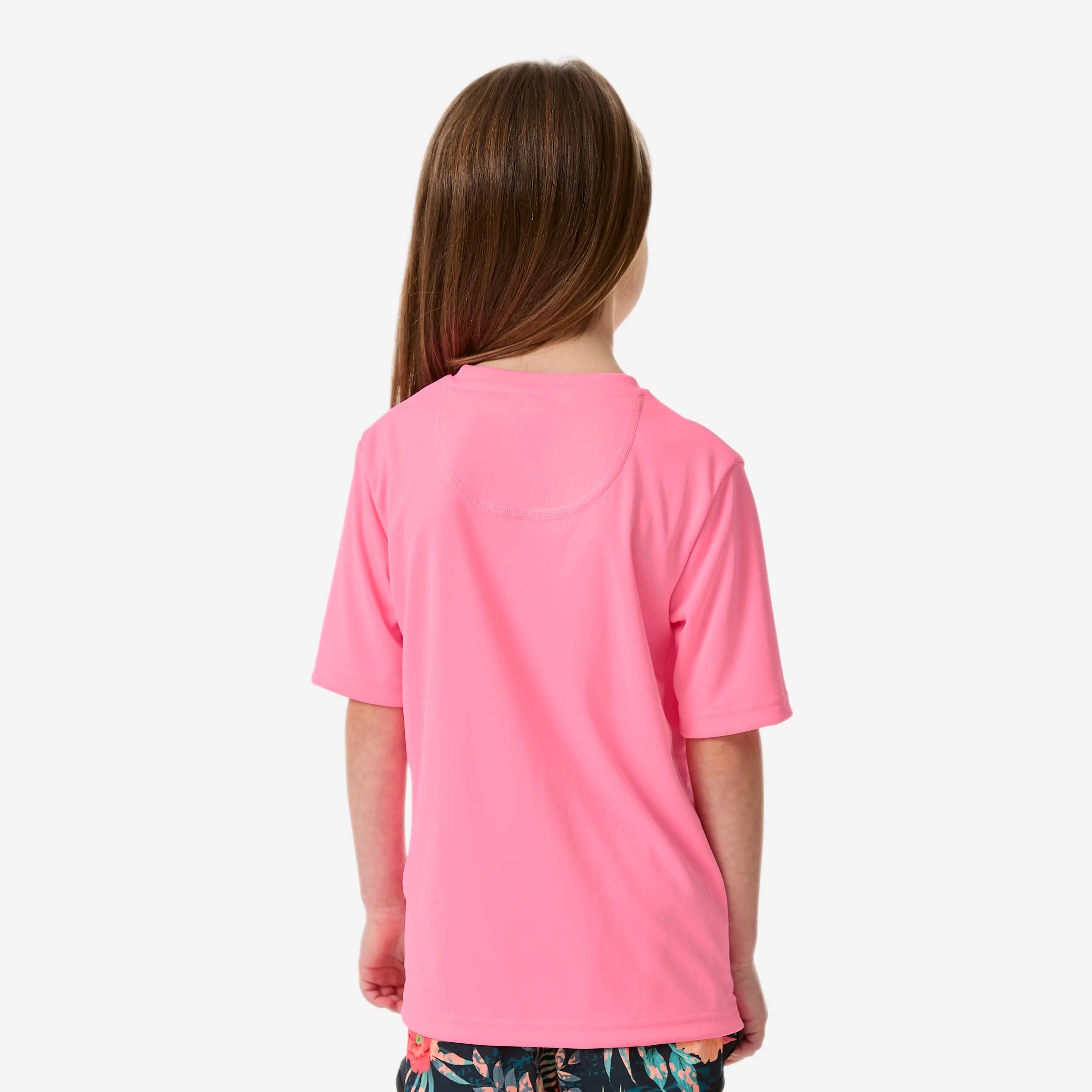 Water tee shirt anti uv enfant rose 10/16