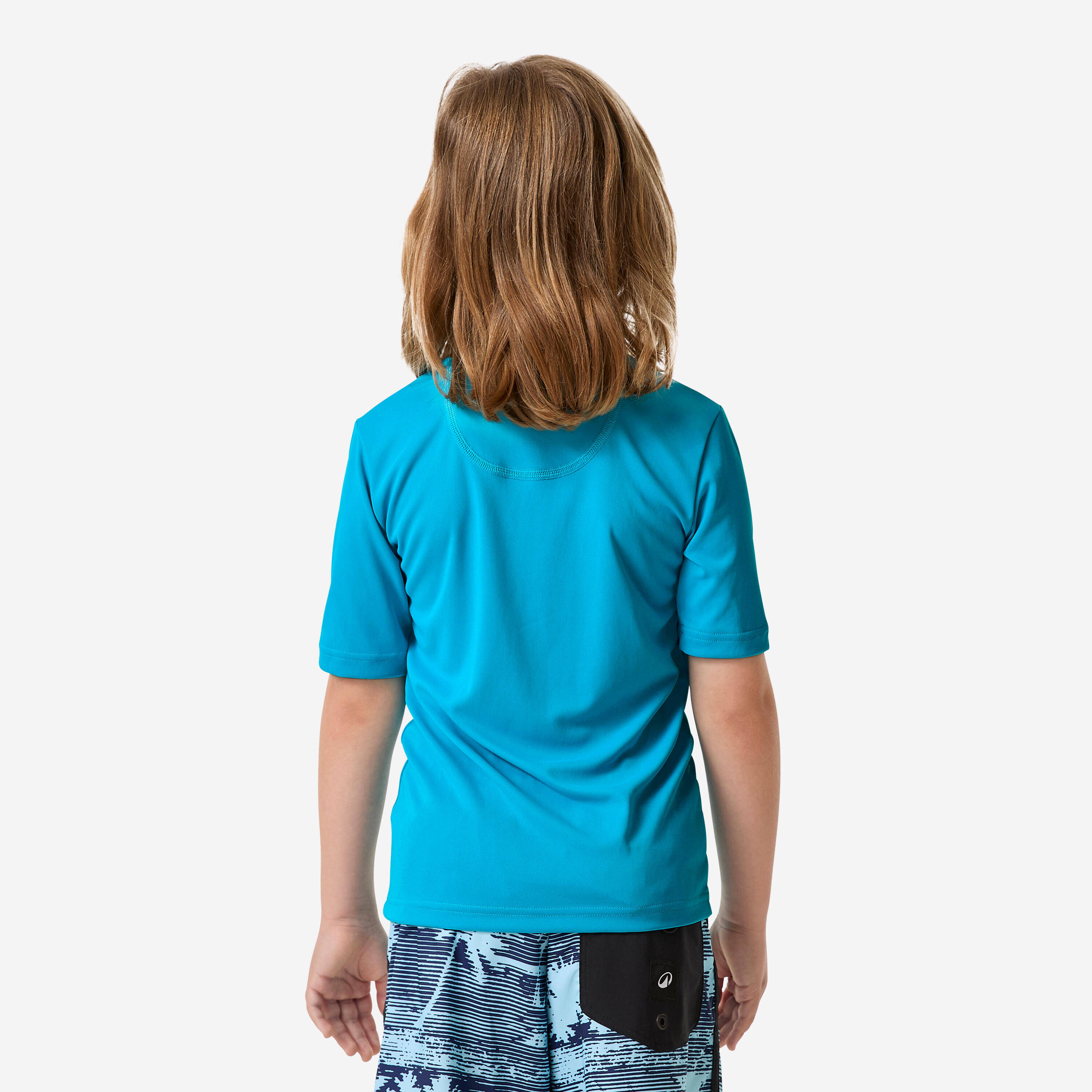 Kids Surfing short-sleeve UV Top - Blue -  3