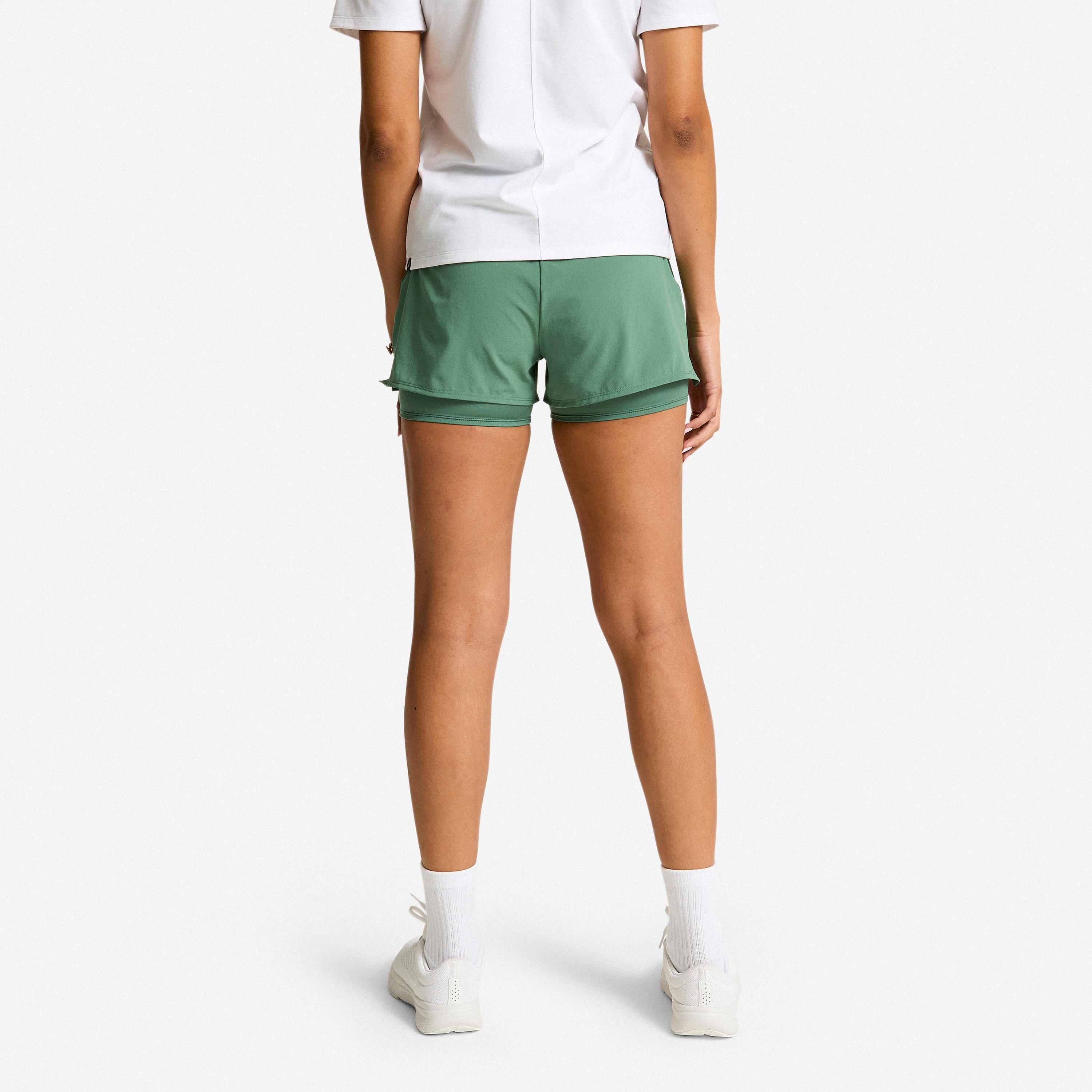 Women’s 2-in-1 Fitness Shorts - DOMYOS