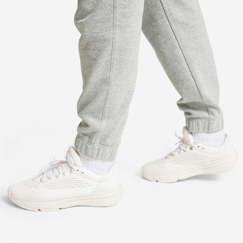 Pantalon jogging din bumbac Gri Damă