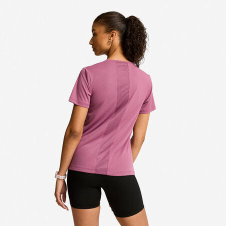 Футболка жіноча для фітнесу фіолетова