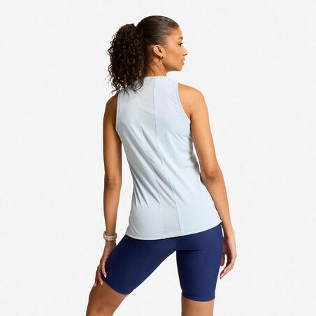 Майка спортивна жіноча прямого крою синя