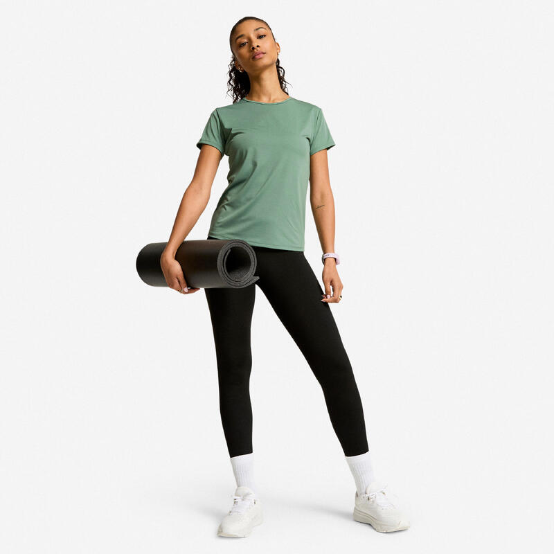 Tricou Fitness Cardio Verde Damă