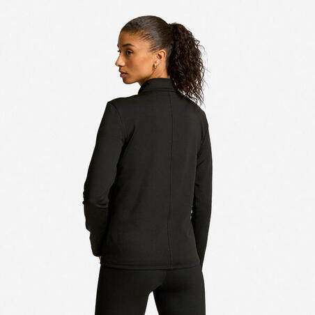 Кофта спортивна жіноча флісова чорна