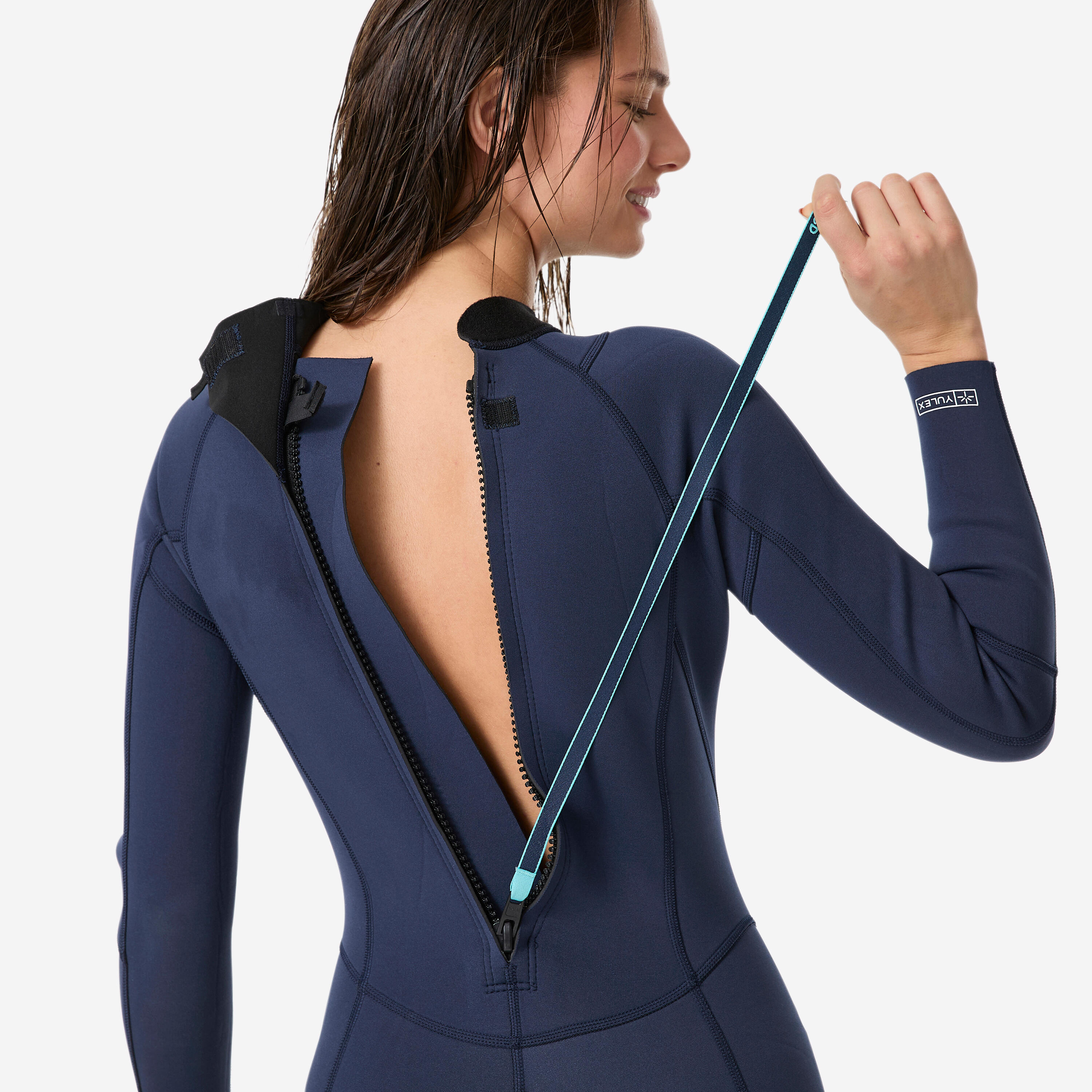 Women’s Surfing Full-Body Wetsuit 2/2mm Yulex Natural Rubber, 100 6/11