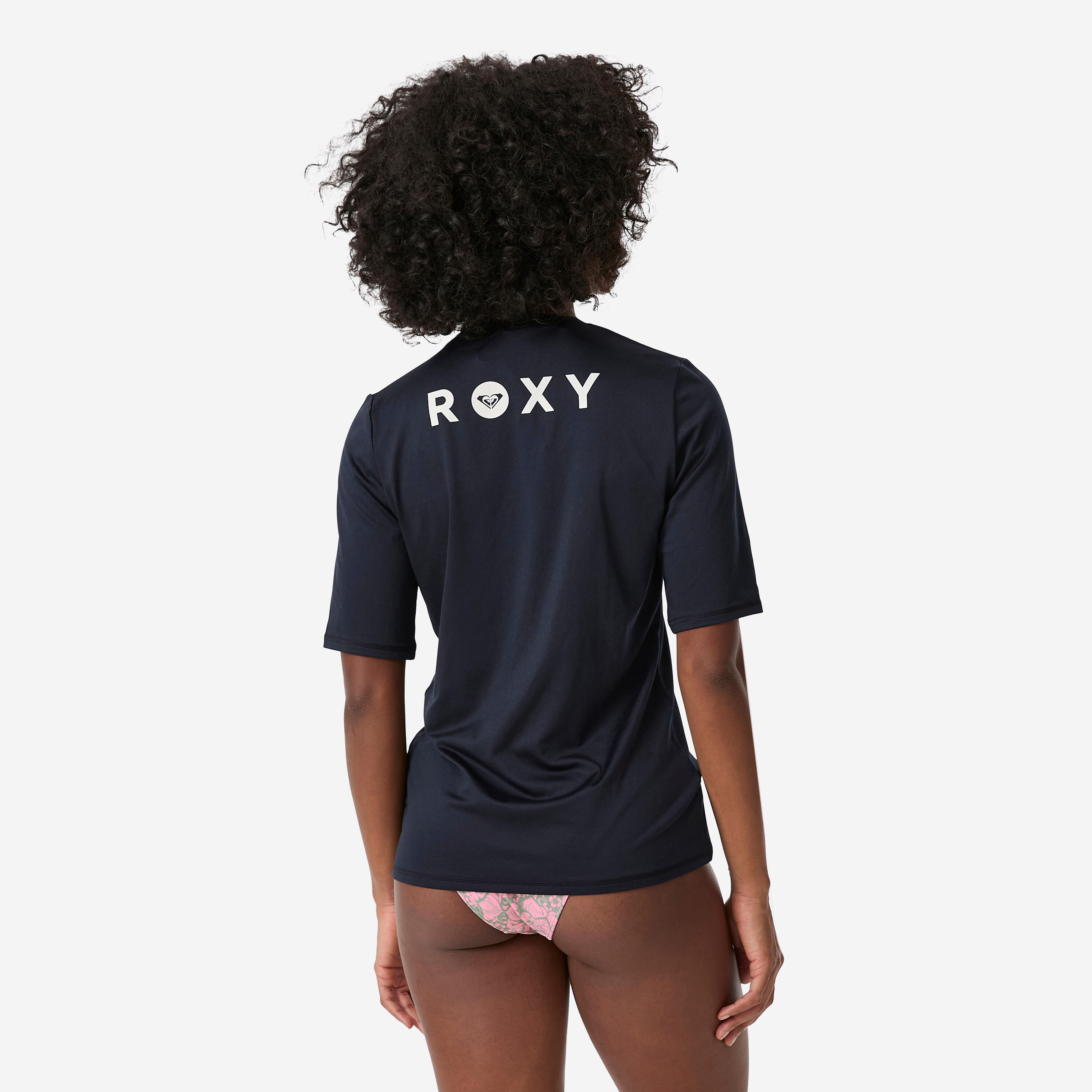 Tee shirt anti uv surf femme, noir 4/6