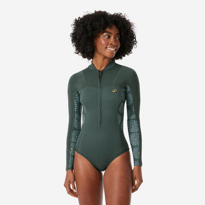 Shorty surf donna BICO maniche lunghe nero