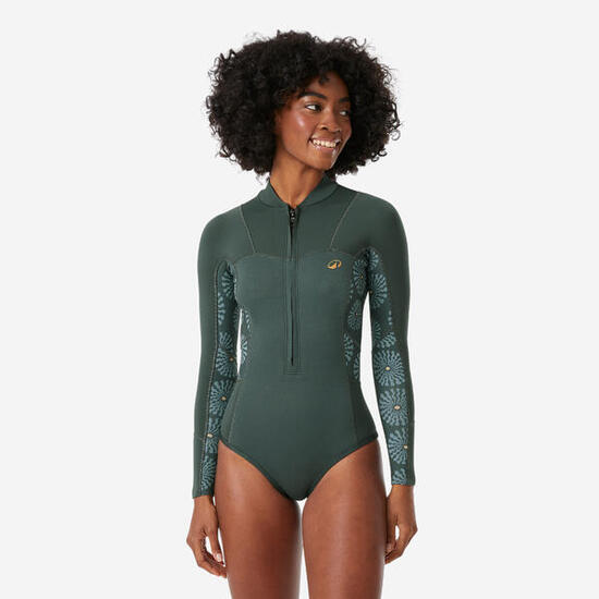 Shorty surf donna BICO maniche lunghe nero