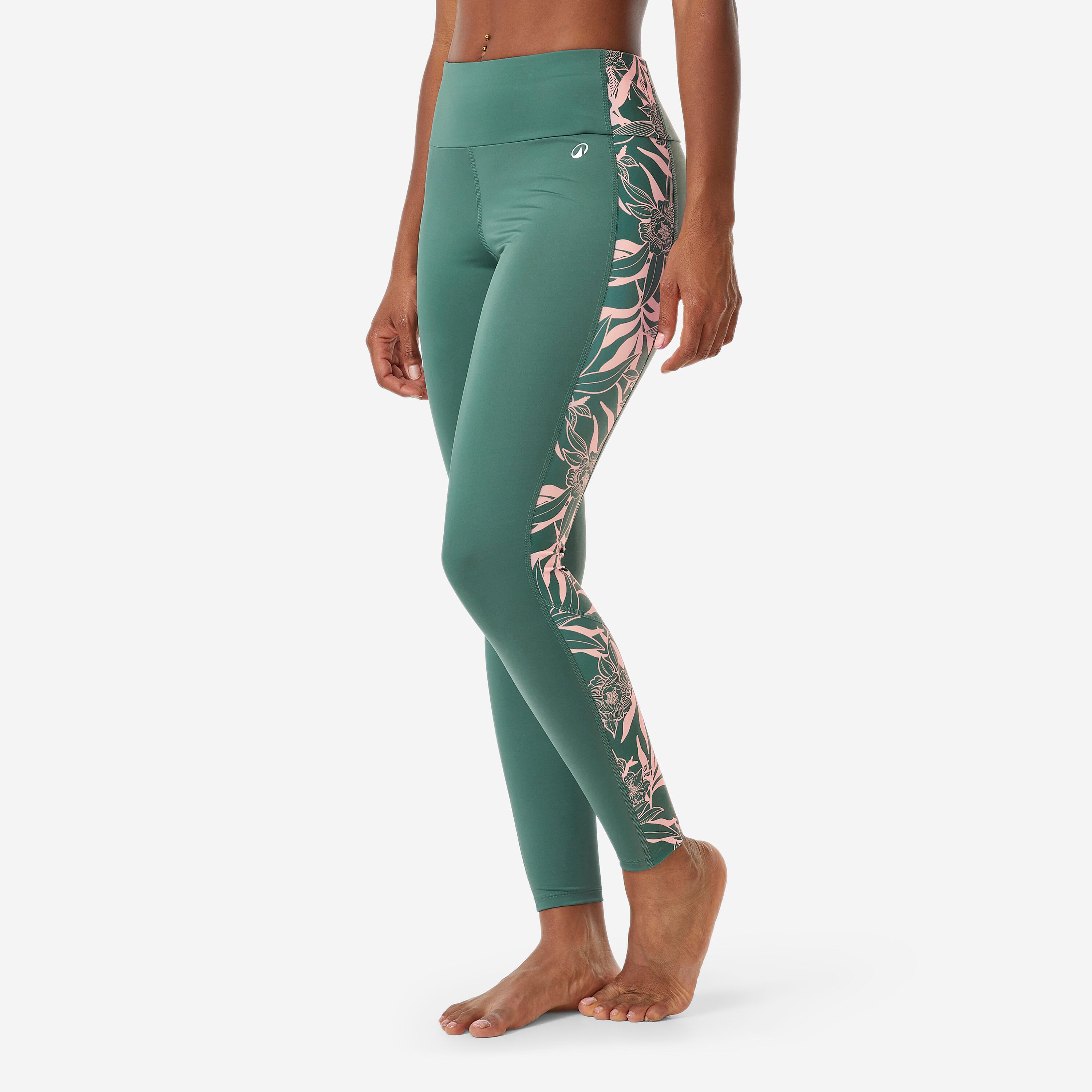 Women’s swimsuit legging bottoms aquafitness aquabike Monica khaki