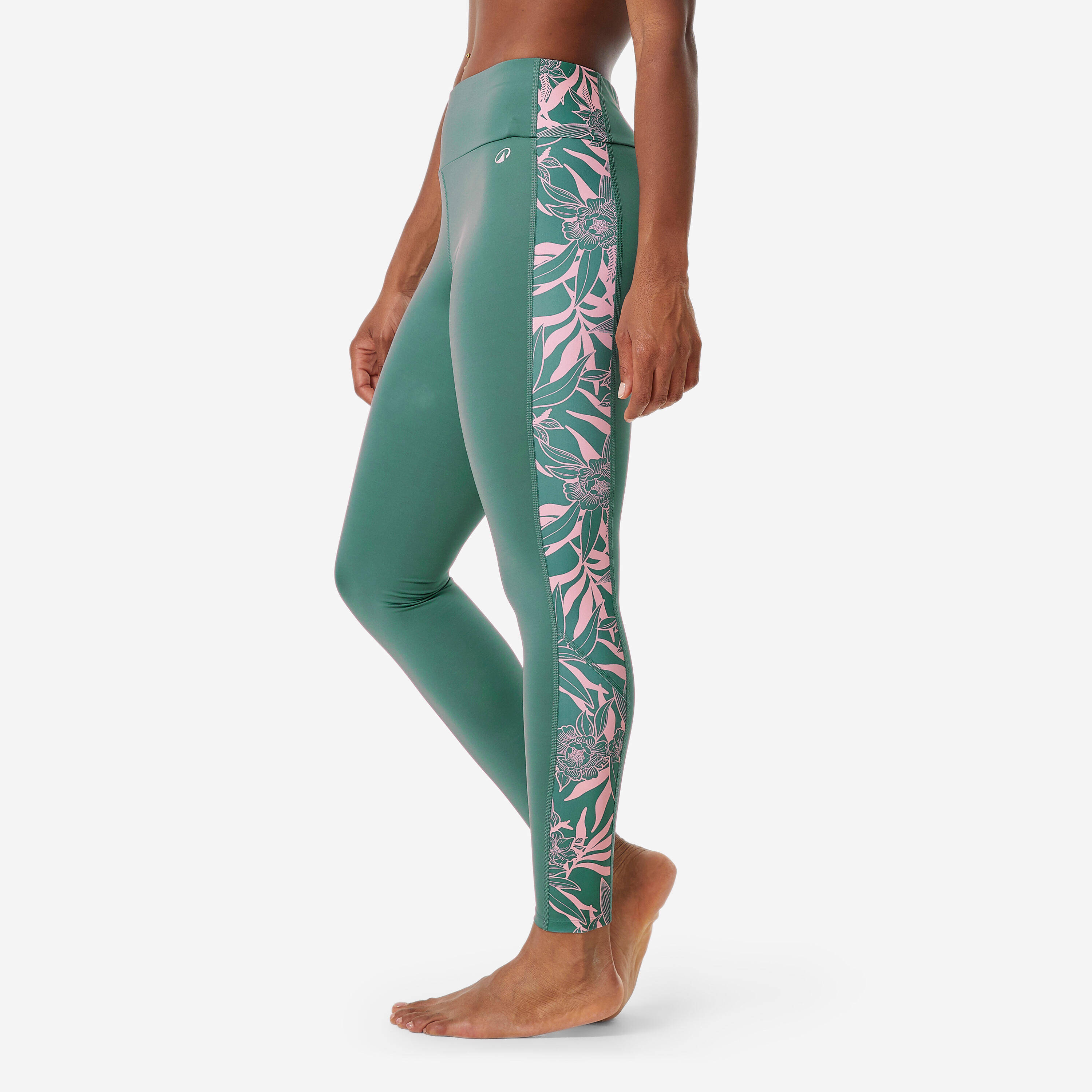 Women’s swimsuit legging bottoms aquafitness aquabike Monica khaki -  4