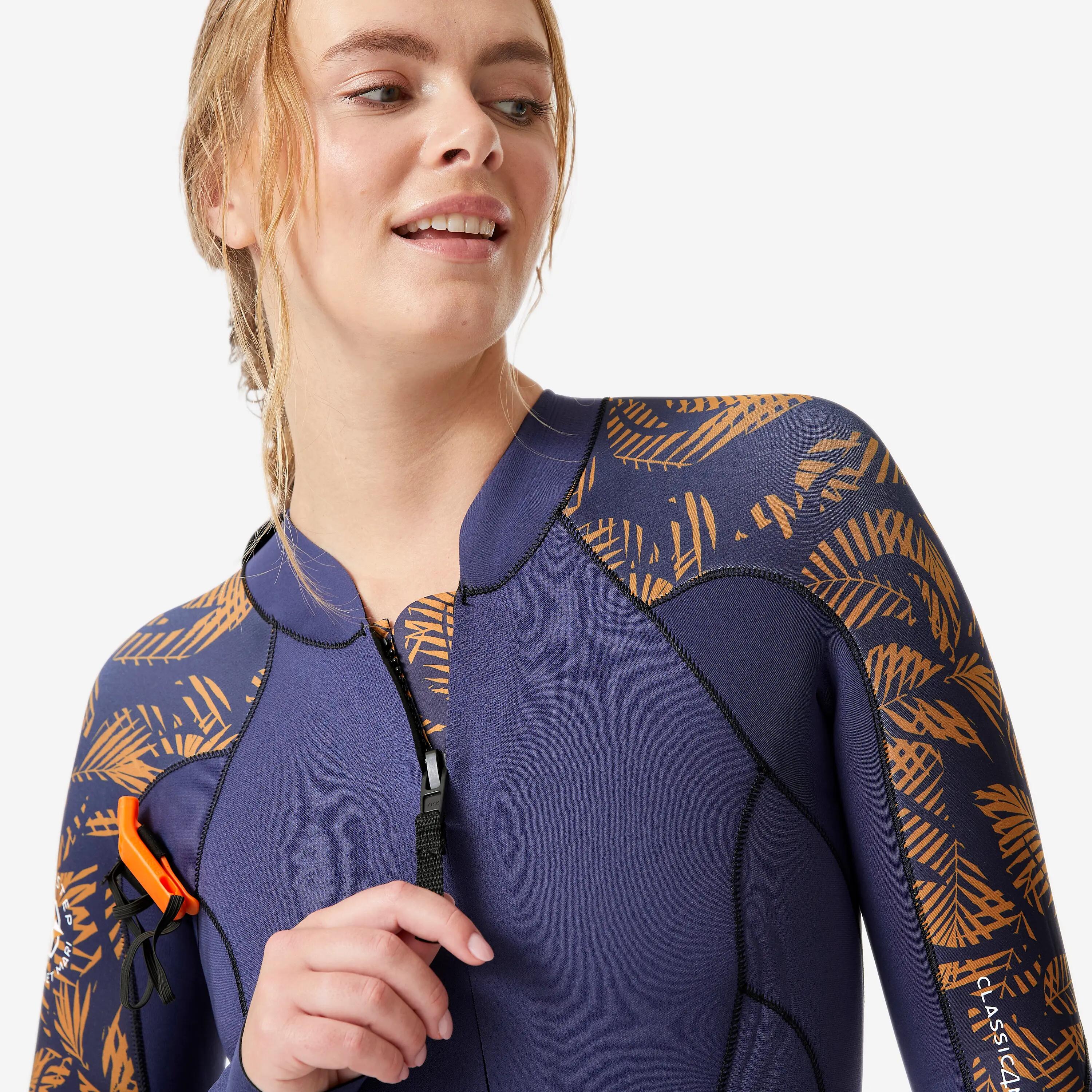 Muta integrale marcia acquatica donna LEAF PALM neoprene 4/3  10/12