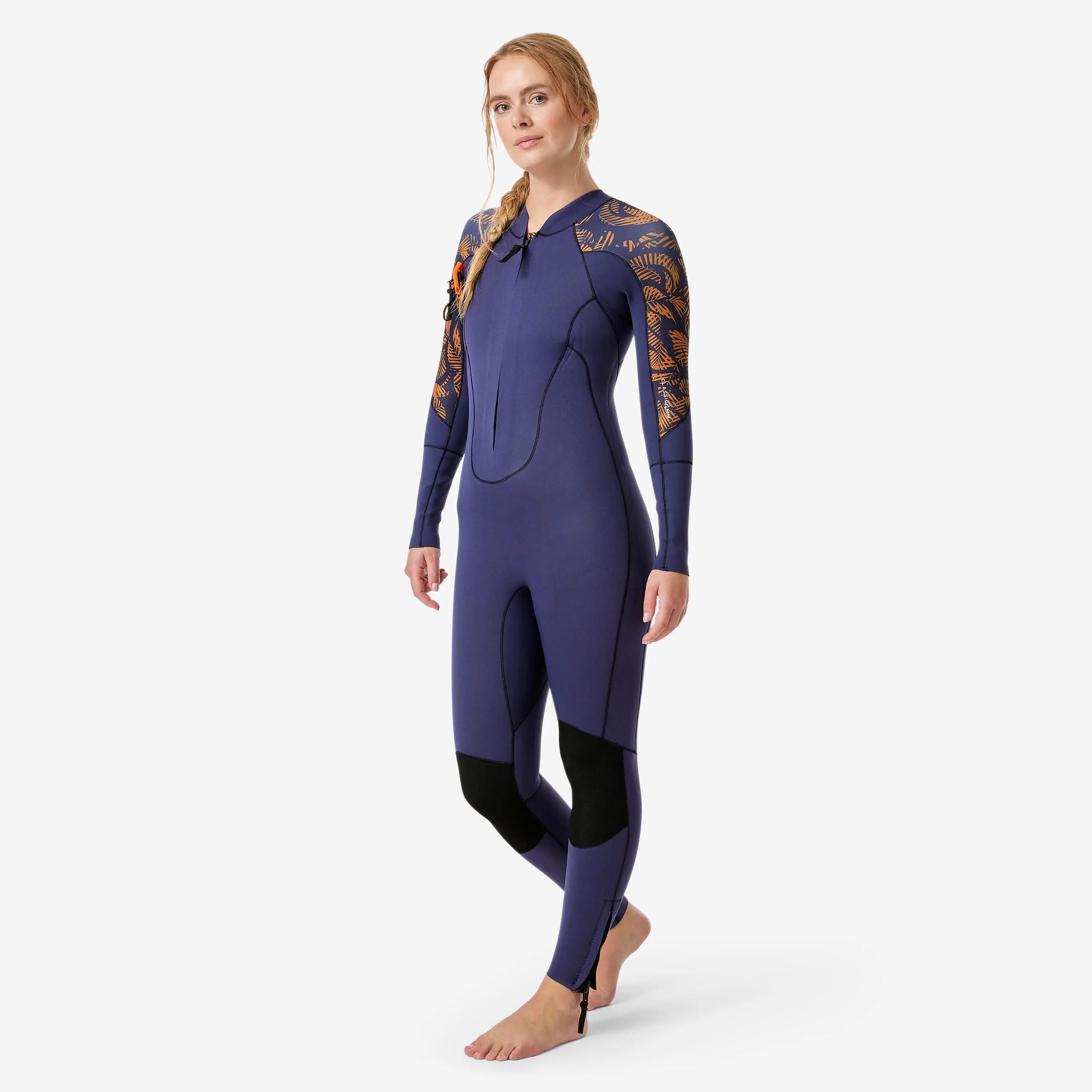 Muta integrale marcia acquatica donna LEAF PALM neoprene 4/3  4/12