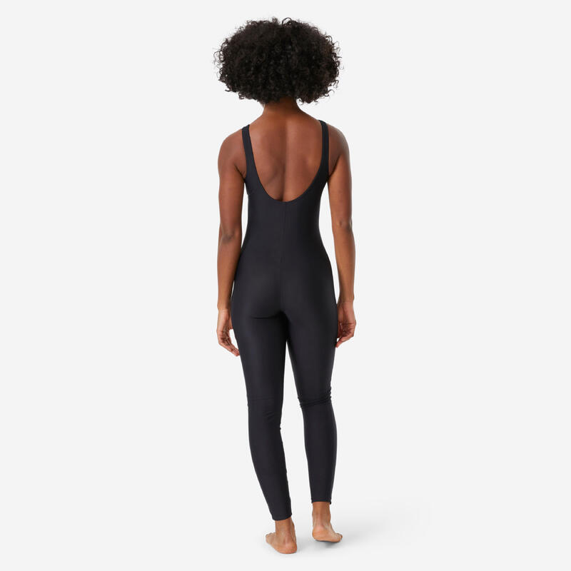 Kadın Kapalı Sırt Uzun Kollu Burkini Mayo - Mavi - DANA 500
