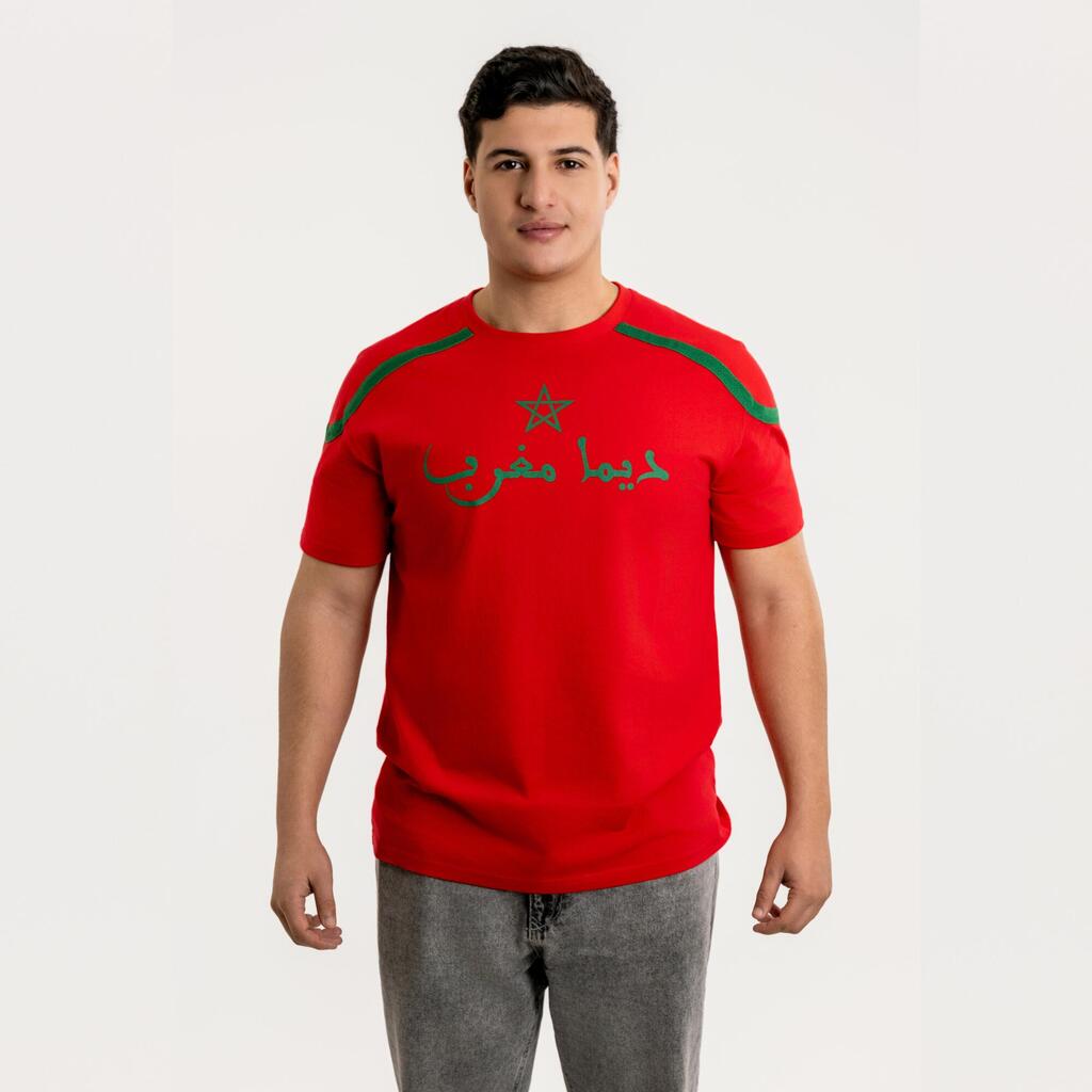 T-SHIRT CAN MAROC ROUGE