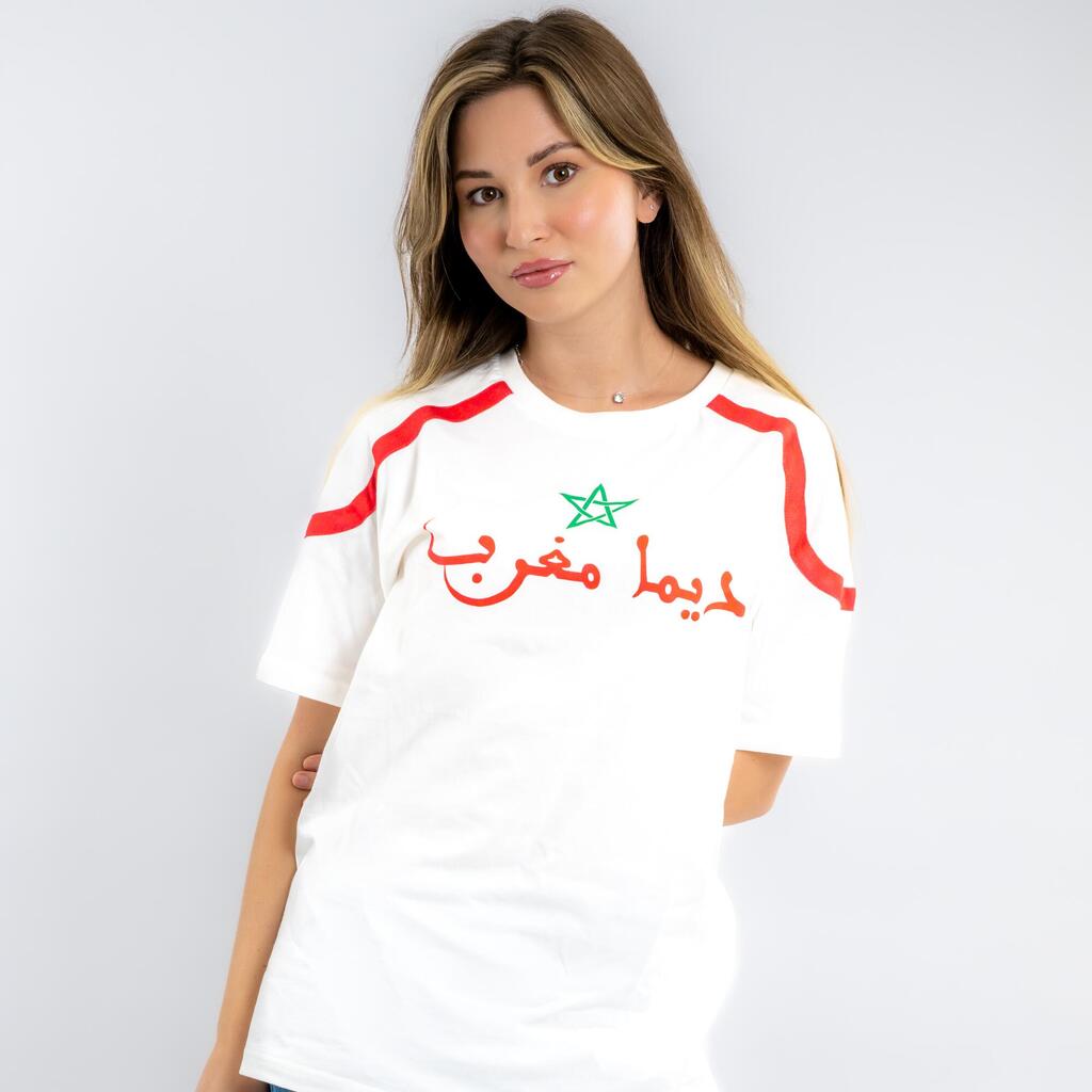 T-SHIRT CAN MAROC BLANC