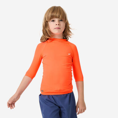 Maglia anti-UV bambino 100 rossa