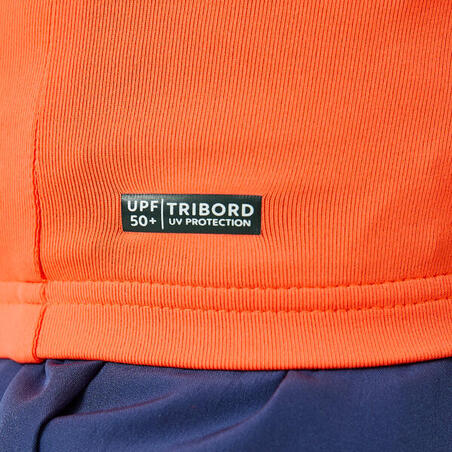 Футболка с УФ-защитой для подростков коралловая