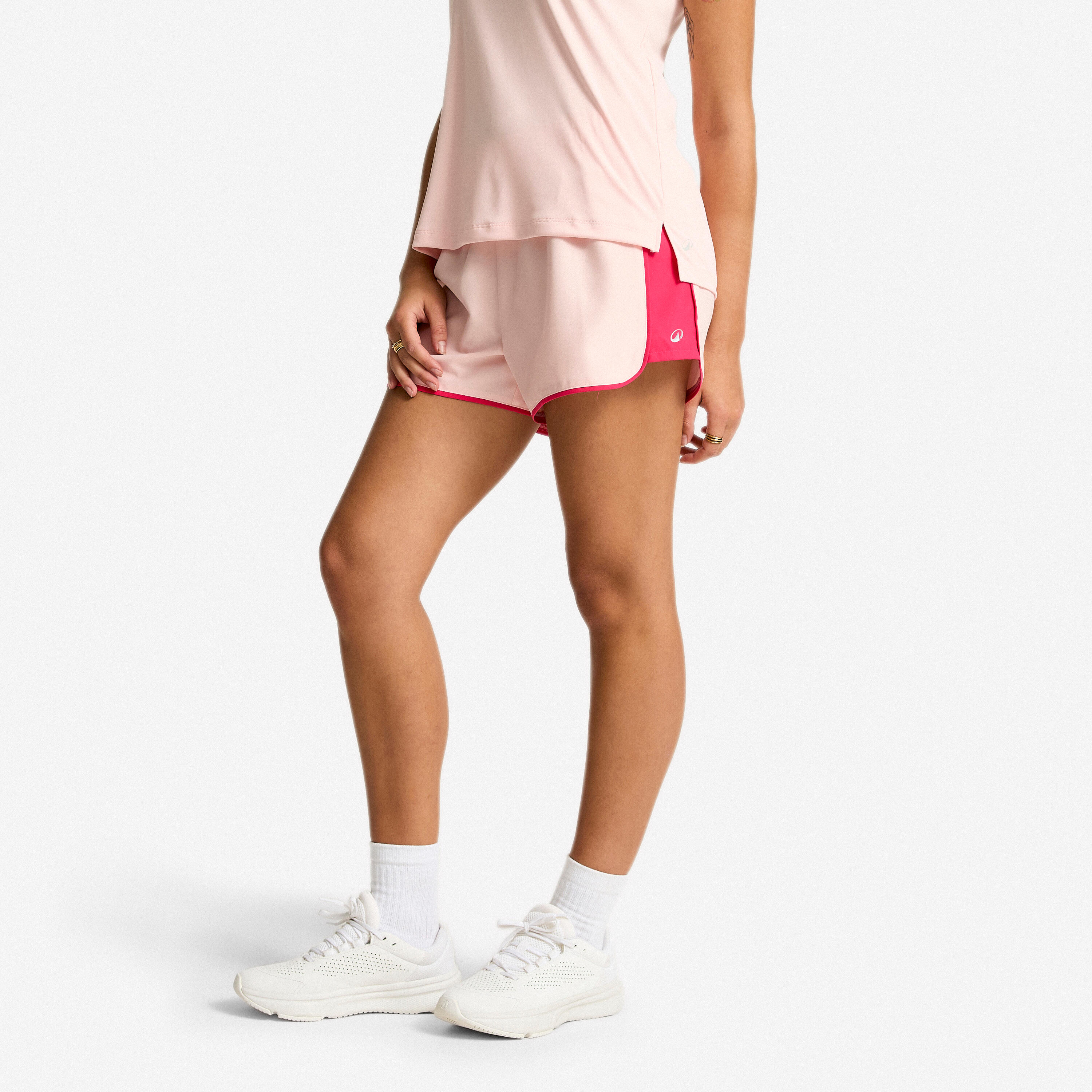 Girls' Short and Light Fitness Shorts - Pink