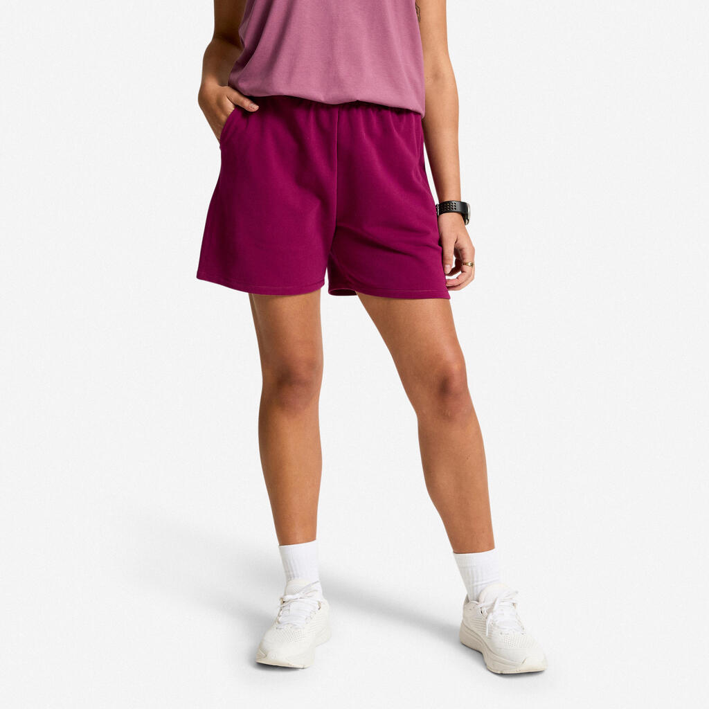 Women's Regular-Fit Shorts - Purple