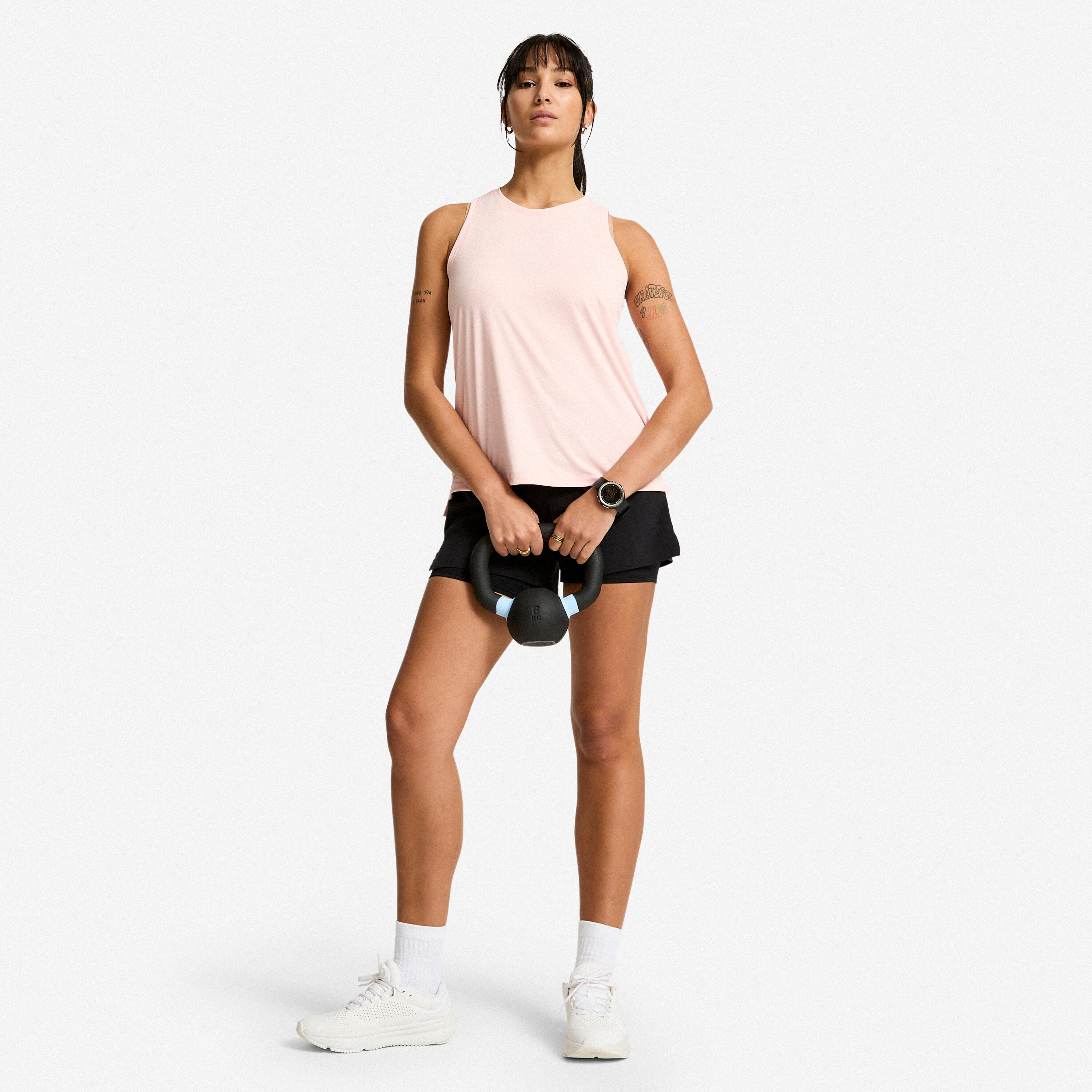 Women's Straight Cut Fitness Tank Top - DOMYOS